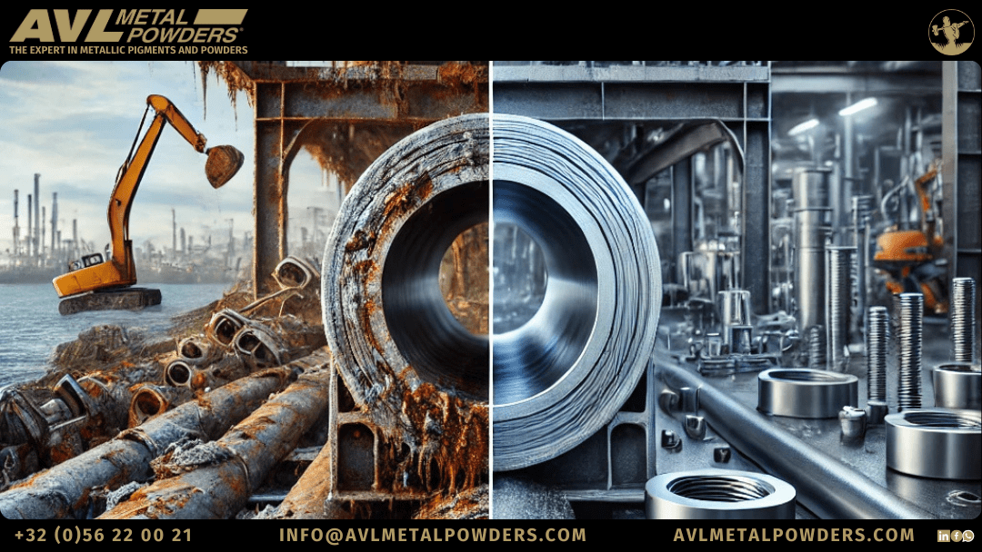 Zinc flakes powders and pastes for anti-corrosion coatings