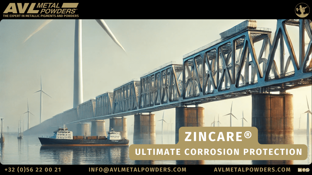 Zinc flakes for waterbased anti-corrossion coatings